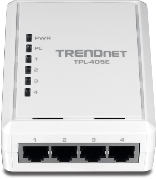 Adaptateur CPL 500 Mbps Trendnet ''TPL-405E'' - 4 ports