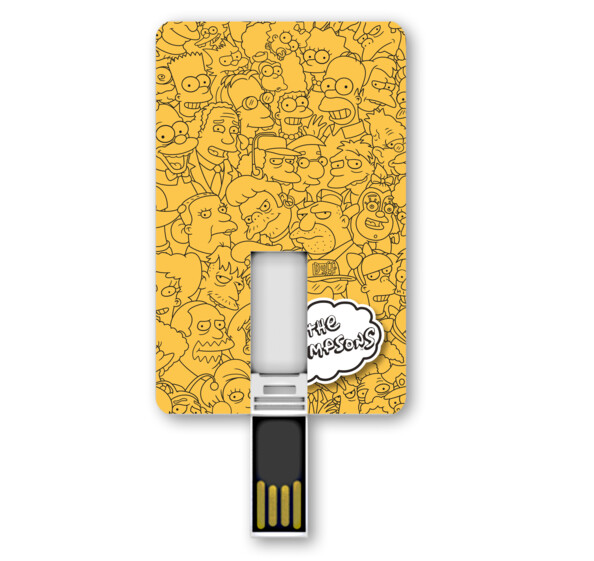 Clé USB plate 8 Go - collectionThe Simpsons - Springfield