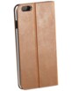 Étui folio en cuir véritable avec range-cartes pour iPhone 6+ / 6S+ - Brun