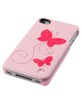 Coque cuir ''Crystal'' pour iPhone 4/4S – rose
