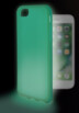 coque de protection iphone 7 7s vert phosphorescente dans la nuit Ksix Sense