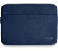 pochette velours et cuir pour macbook et notebook 13 14 port milano bleu