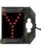 Lettre lumineuse à LED - ''Y'' rouge