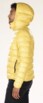 Doudoune ultralégère en duvet avec col montant et capuche - Jaune - Taille XXL