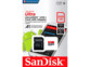 Carte Micro SDXC Class 10 SanDisk Ultra avec adaptateur - 200 Go