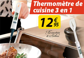 NC3853 Thermomètre de cuisine 3 en 1