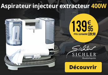 Aspirateur injecteur extracteur 400 W pour textiles Sichler Haushaltsgeräte - ZX6205