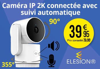 Caméra IP 2K connectée avec suivi automatique IPC-475.track 7Links - ZX5378