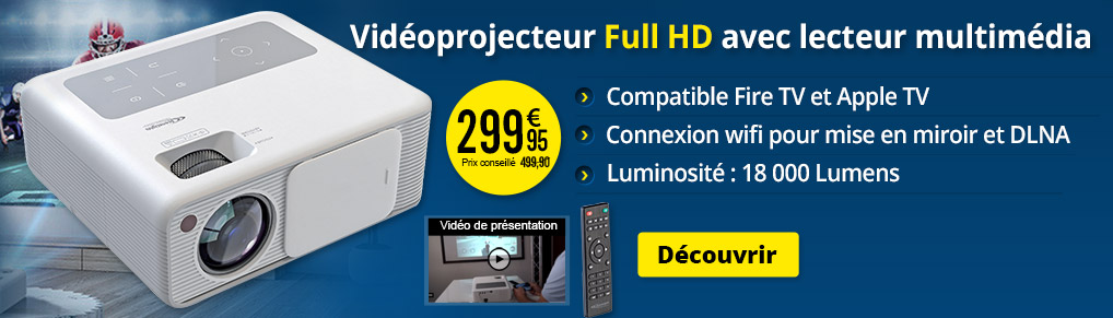 Vidéoprojecteur Full HD 9800 lm LB-9600 avec lecteur multimédia SceneLights - ZX3430