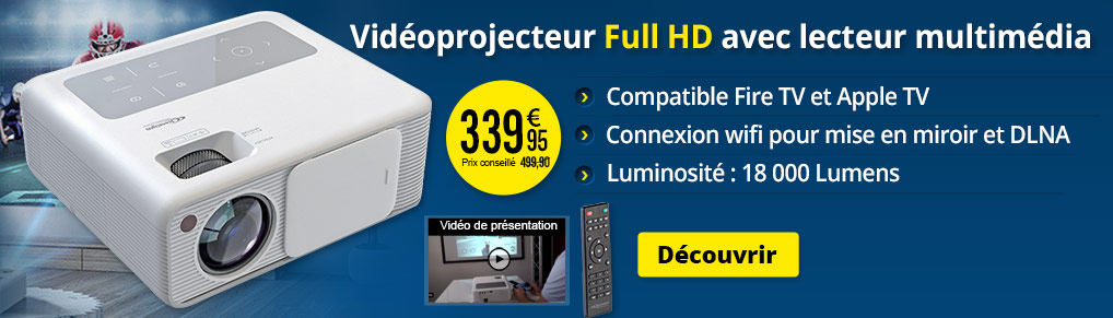 Vidéoprojecteur Full HD 9800 lm LB-9600 avec lecteur multimédia SceneLights - ZX3430