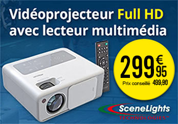 Vidéoprojecteur Full HD 9800 lm LB-9600 avec lecteur multimédia SceneLights - ZX3430