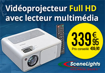 Vidéoprojecteur Full HD 9800 lm LB-9600 avec lecteur multimédia SceneLights - ZX3430