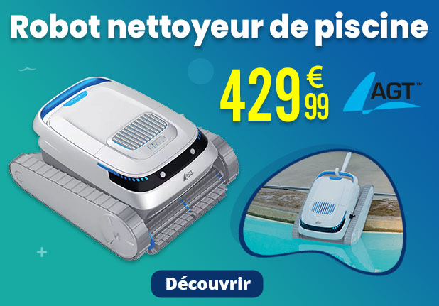 Robot nettoyeur de piscine rechargeable PRR-120 AGT - ZX7767