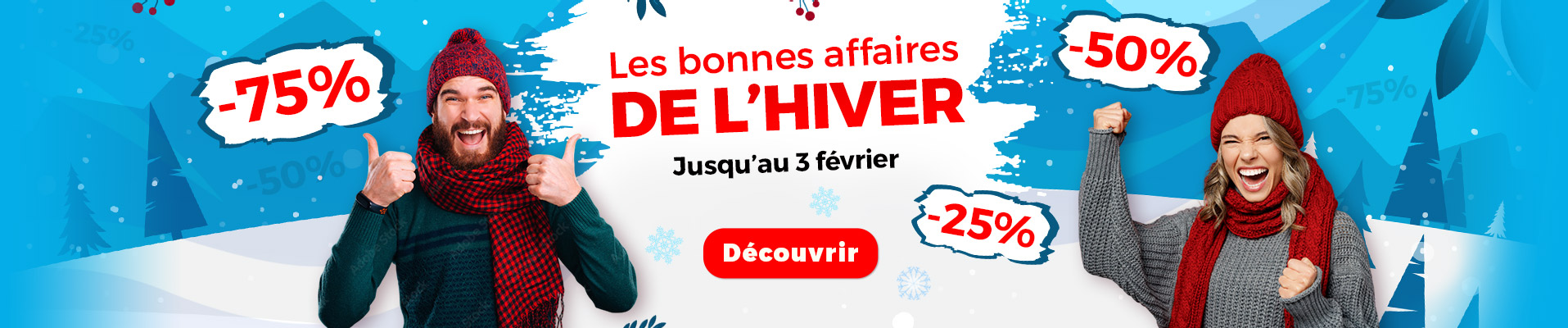 Les bonnes affaires de l'hiver 2026