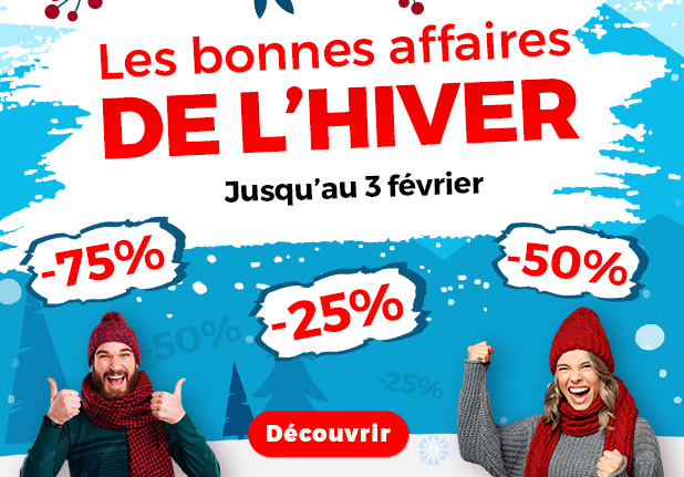 Les bonnes affaires de l'hiver 2026