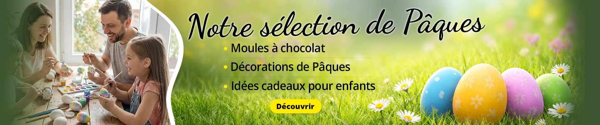 Des idées cadeaux, de décoration pour un Pâques inoubliable