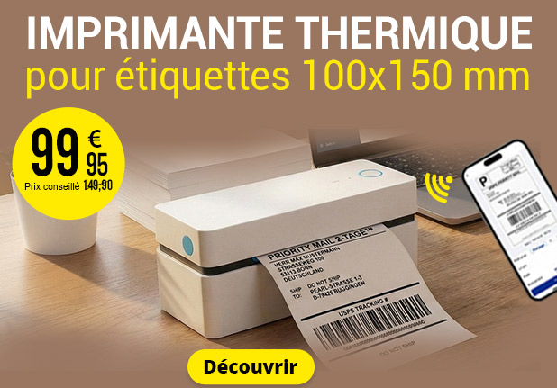Imprimante thermique connectée pour étiquettes 100x150 mm TD-350.app Callstel - ZX7848