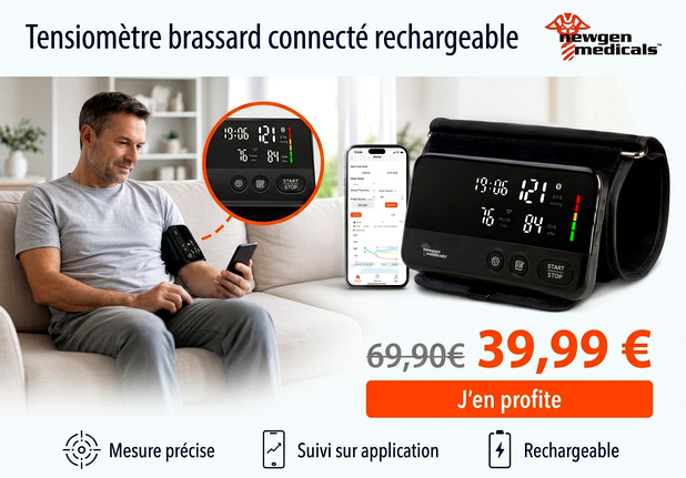 Tensiomètre brassard connecté OB-325 rechargeable Newgen Medicals - JX7060