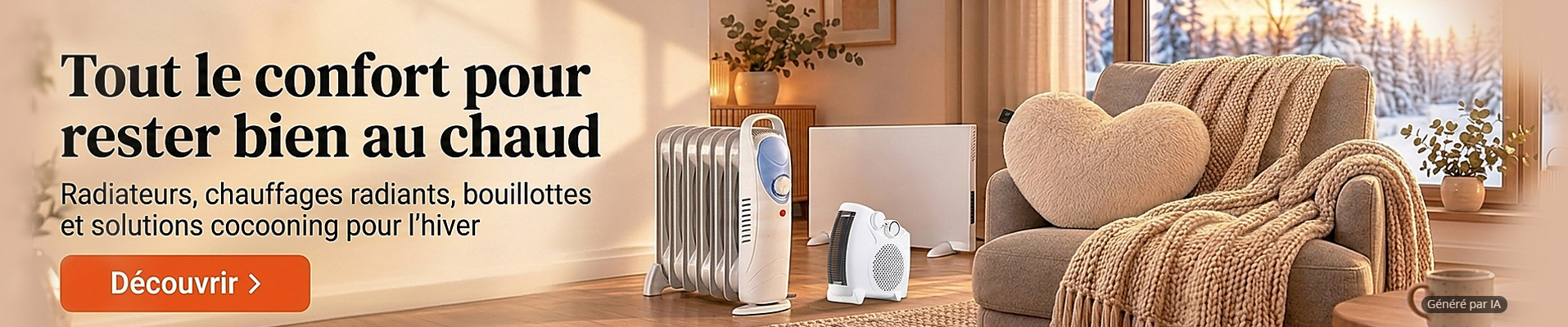 Chauffage, radiateur, bouillotte, tout pour rester au chaud